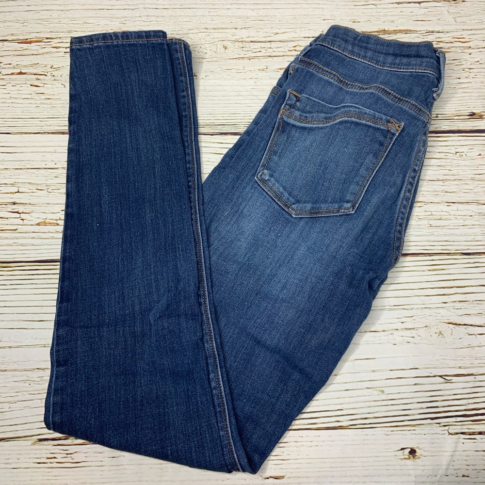 Express Mid Rise Skinny Jeans